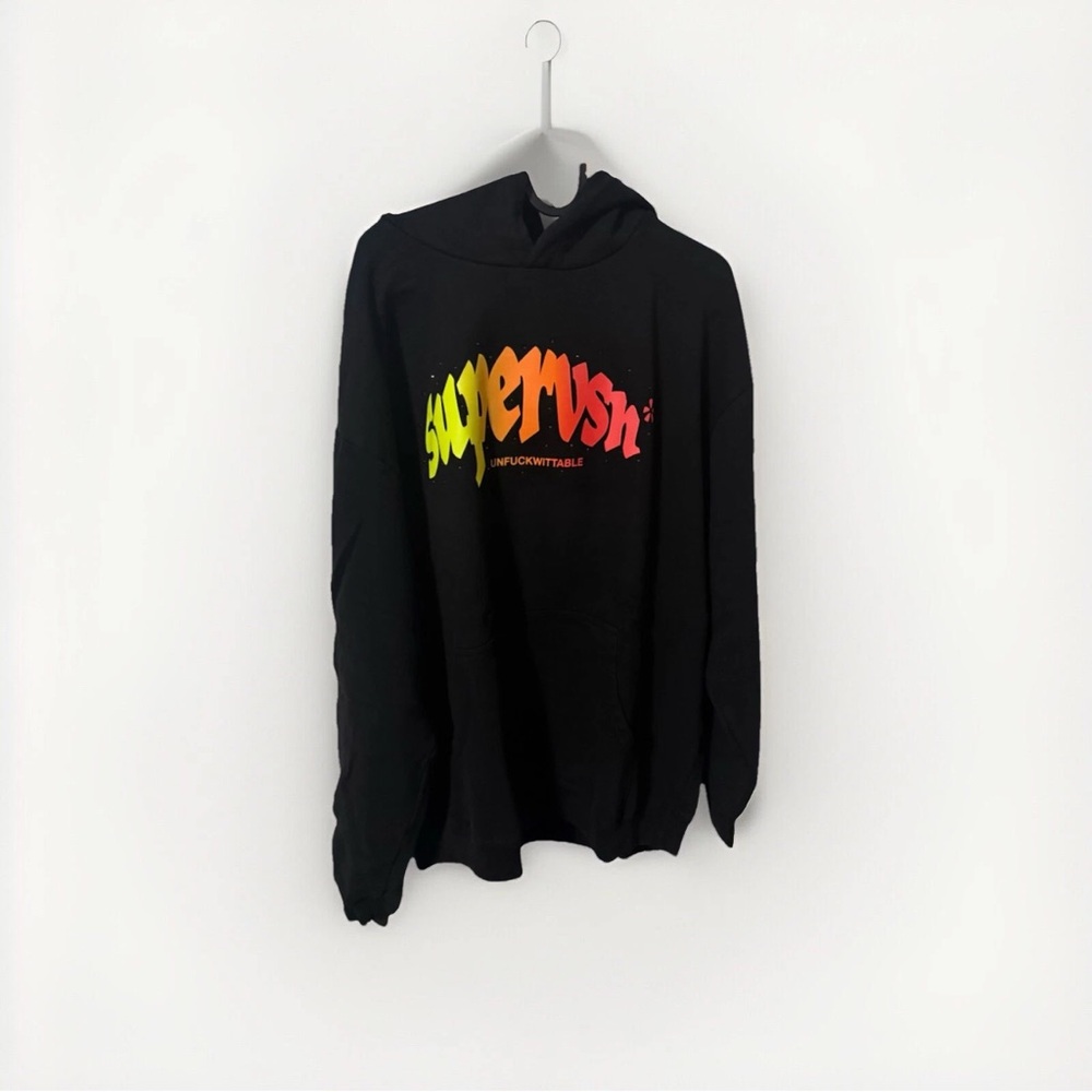 ! Rare !  Heavyweight Supervsn Unfuckwittable Hoodie, Brand New In Bag, Sz XL